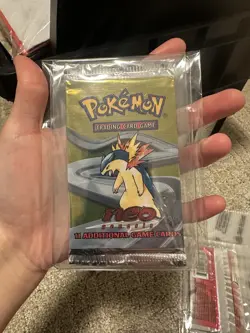 Pokemon 1st Edition Neo Genesis Booster Pack - Image 1