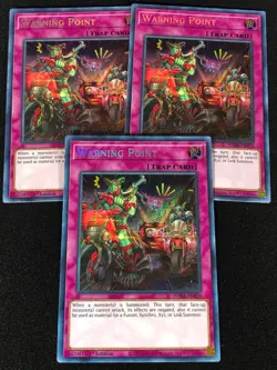 Yugioh Warning Point PHRA-EN078 1st SECRET X3 (NM) - Image 1