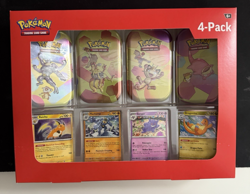 Pokemon 4 Pack Mini Tins + 4 Promo Cards Bundle - 151 SAMS CLUB EXCLUSIVE 2x - Image 2