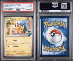 PSA 6 EX-MT Pikachu #62 -2024 Rain City Showcase Pokemon Promo Card - Image 3