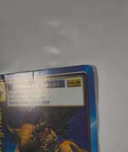 Digimon MetalGreymon DW-01 Rare Holo Card PlayStation Promo Bandai 1999 - Image 3