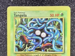 Tangela (66/102) ~ LP/MP [Base Set Unlimited] Vintage 1999 -WotC- Pokemon Card - Image 2