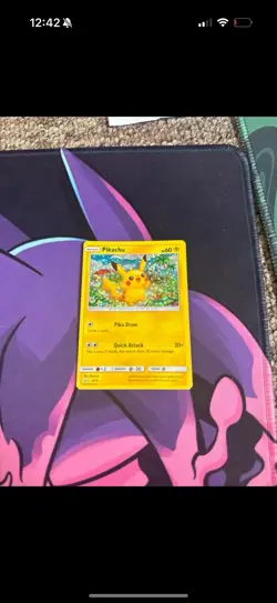 Pokemon Pikachu TCG Holo Card 2018 McDonald's Promos 4/12 - Image 1