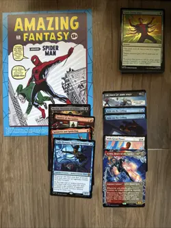 Magic the Gathering Spider-Man Gift Bundle 160+ Cards, Lands, No Packs/Promo - Image 2