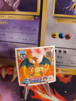 Pokemon Karte Card Charizard Glurak Sticker 2004 Wotc japanese - Image 1