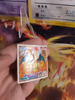 Pokemon Karte Card Charizard Glurak Sticker 2004 Wotc japanese - Image 2