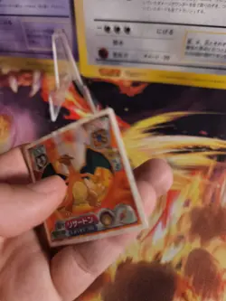 Pokemon Karte Card Charizard Glurak Sticker 2004 Wotc japanese - Image 3