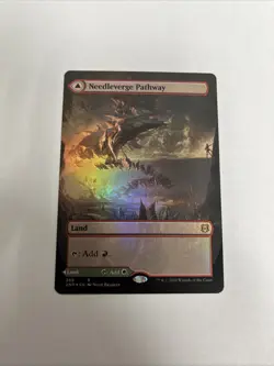 Needleverge Pathway Borderless Foil Zendikar Rising MTG - Image 1