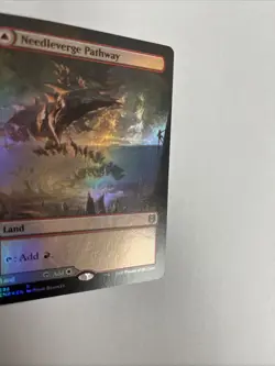 Needleverge Pathway Borderless Foil Zendikar Rising MTG - Image 2