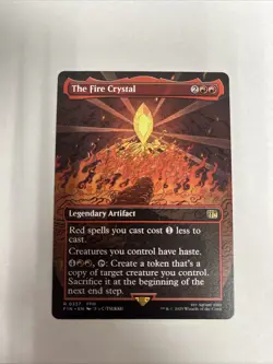 The Fire Crystal Borderless Nonfoil MTG - Image 1