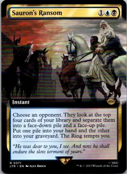 Sauron's Ransom (Extended Art) Universes Beyond: the Lord of the Rings NM - Image 1