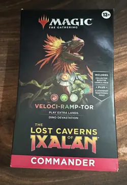 Veloci-Ramp-Tor Dinosaur Commander Deck, Lost Caverns of Ixalan, New Sealed MTG - Image 1