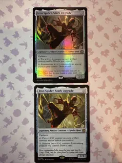 Iron Spider, Stark Upgrade - Foil + Regular MTG Marvel's Spider-Man M/NM - Image 1
