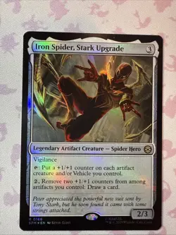 Iron Spider, Stark Upgrade - Foil + Regular MTG Marvel's Spider-Man M/NM - Image 2