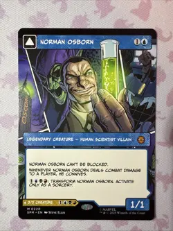 MTG Norman Osborn (Borderless) (220) | NM | Spider-Man {SPM} - Image 1