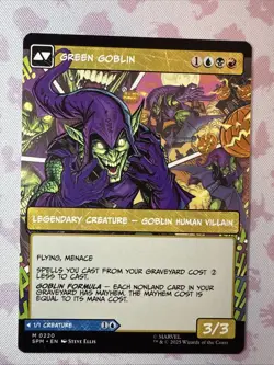MTG Norman Osborn (Borderless) (220) | NM | Spider-Man {SPM} - Image 5