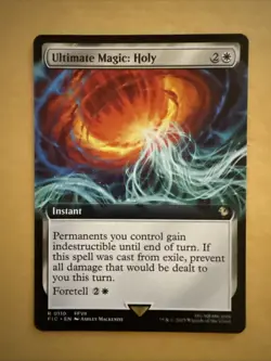 MTG Final Fantasy Ultimate Magic: Holy R 0110 FFVIII Extended Art M/NM - Image 1