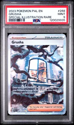 GRUSHA #268/193 PSA 9 • Pokemon-EN Paldea Evolved Special Illustration Rare SIR - Image 1
