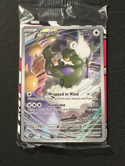 Sealed Pokemon Center Exclusive Tornadus 210 Holo Promo White Flare - Image 1