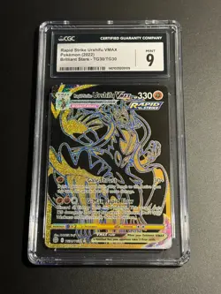 Pokemon Brilliant Stars UR Rapid Strike Urshifu VMAX TG30/TG30 CGC 9 Mint - Image 1