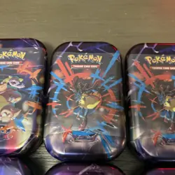 Pokemon MEGA HEROES Mini Tins Factory Sealed/ New Lot (18) Full Set - Image 4