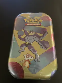 Pokemon TCG: Scarlet & Violet 151 - Mini Tin - Machamp/Cubone Art - Sealed New - Image 1