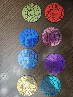 Pokemon Prismatic Evolutions Eevee Coins - Image 1