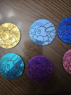 Pokemon Prismatic Evolutions Eevee Coins - Image 3