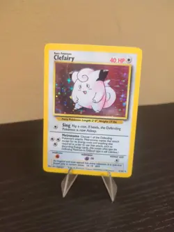 Clefairy Pokemon Holo 1999 Base Set 5/102 - Image 1
