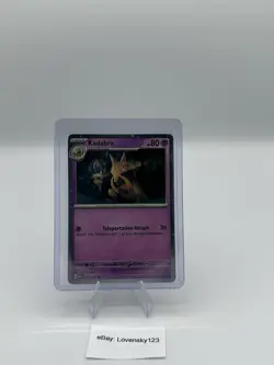 Pokemon Scarlet & Violet 151 Holo Kadabra Cosmos Promo 064/165 - Image 1