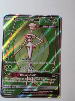 Pokemon Pheromosa GX Full Art 140/156 S&M-Ultra Prism Holo Ultra Rare TCG - Image 1