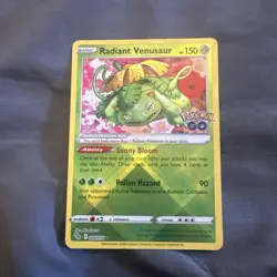 Radiant Venusaur 004/078 Pokemon GO Holo Ships Asap With Tracking - Image 1