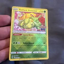 Radiant Venusaur 004/078 Pokemon GO Holo Ships Asap With Tracking - Image 2