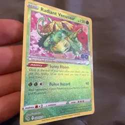 Radiant Venusaur 004/078 Pokemon GO Holo Ships Asap With Tracking - Image 3