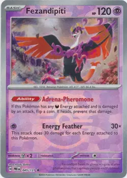 💥Pokemon - Fezandipiti - Master Ball - 045/131 - Prismatic Evolutions (NM)💥 - Image 1