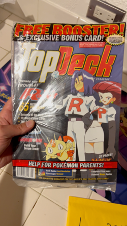Top Deck pokemon magazine volume 2 issue 6. fossile pack - Image 2