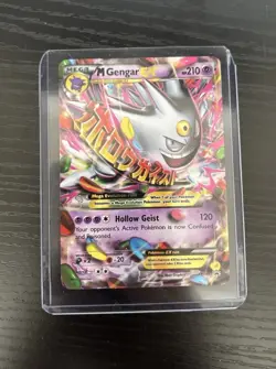 Pokemon TCG Mega M Gengar EX XY166 Black Star Promo Ultra Rare - Image 1