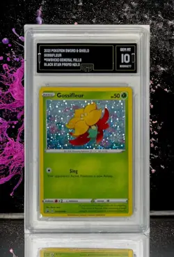 2020 POKEMON SWSH BSP GOSSIFLEUR -HOLO 21 GENERAL MILLS 25TH ANN GMA 10 Promo - Image 1