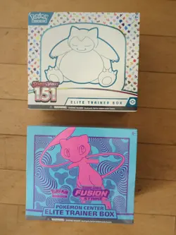 Scarlet And Violet 151 Etb And Fusion Strike Pokemon Center Etb - Image 1