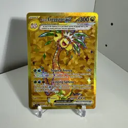 Pokemon TCG Alolan Exeggutor EX 248/191 Sv08: Surging Sparks Holo Full Art Gold - Image 1