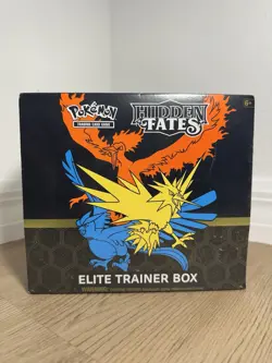 Pokemon TCG: Sun & Moon HIDDEN FATES Elite Trainer Box ETB NEW/Factory Sealed - Image 1
