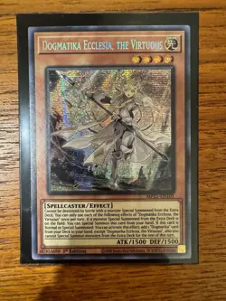 Dogmatika Ecclesia, the Virtuous MP21-EN101 Prismatic Secret Rare Yugioh - Image 1