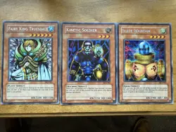 Yu-Gi-Oh! WC4 Fairy King Truesdale, Kinetic Soldier, Slate Warrior Promos LP - Image 4