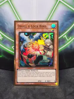 Yugioh Droll & Lock Bird Alt Art MAGO-EN006 Premium Gold Rare 1st Edition NM - Image 1