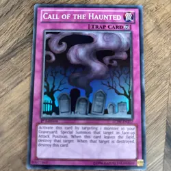 YUGIOH CALL OF THE HAUNTED SUPER RARE LCJW-EN217 1ST EDITION - Image 1