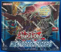 YuGiOh! 1st Edition High-Speed Riders Booster Box FACTORY SEALED - Image 1