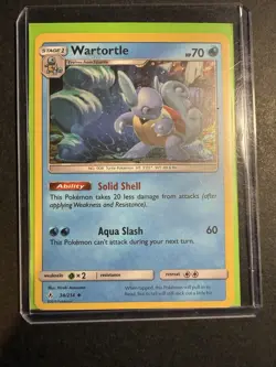 Wartortle 34/214 Cosmos Holo Rare Promo Card - 2019 Pokemon Unbroken Bonds - NM - Image 3