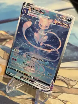 Pokemon Mew Vmax Anima Doujin ACG DIY Craft Full Art Custom Card Display only - Image 3