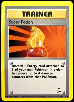 Super Potion 117/130 Base Set 2 Trainer Pokemon Card WOTC - Image 1