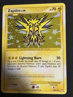 Zapdos 150/147 Supreme Victors Holo Tag Pokemon Card Tcg - Image 1